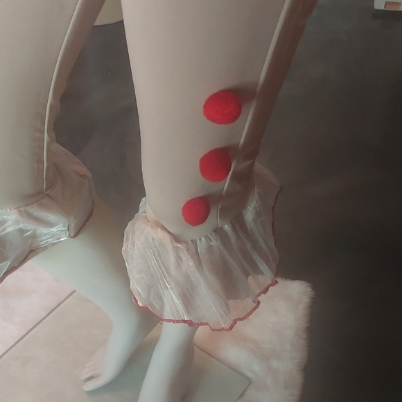 California Costumes Red and White Sadistic Clown Outfit - Picture 9 of 11